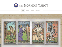 Tablet Screenshot of mormontarot.com